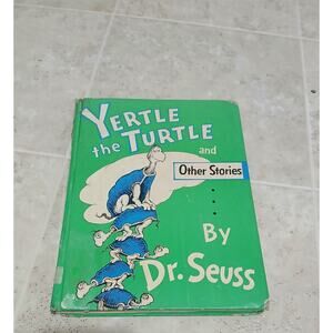 Vintage Dr Seuss Yertle the Turtle 1958 Book